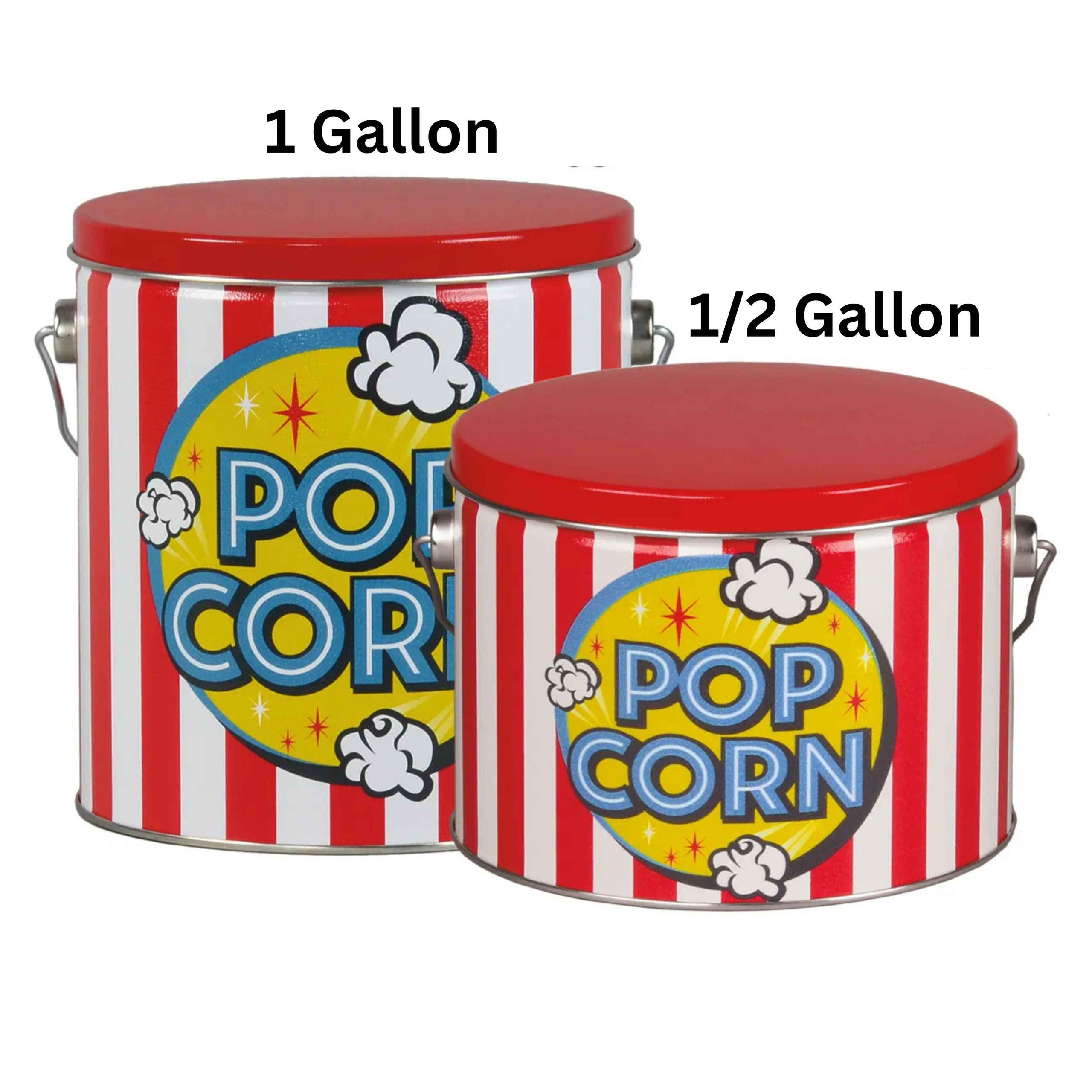 Popcorn tins 1 or 1 2 gallon i love sweet charlotte