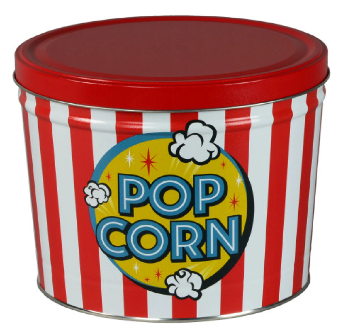 coca cola popcorn tin